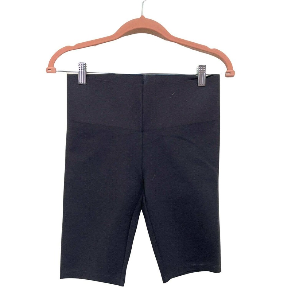 Ann Taylor Loft Sculpt Biker Shorts Small Womens Black Stretch Cycling New